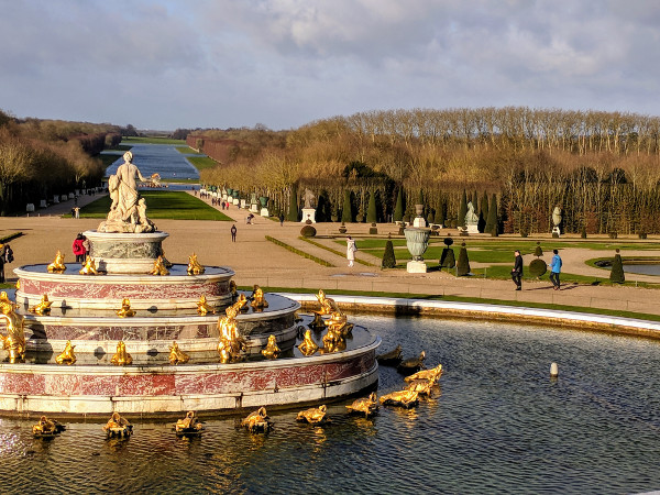 Versailles Back - Gardens - Fountain 