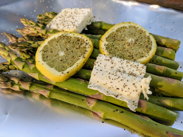 lemon butter asparagus