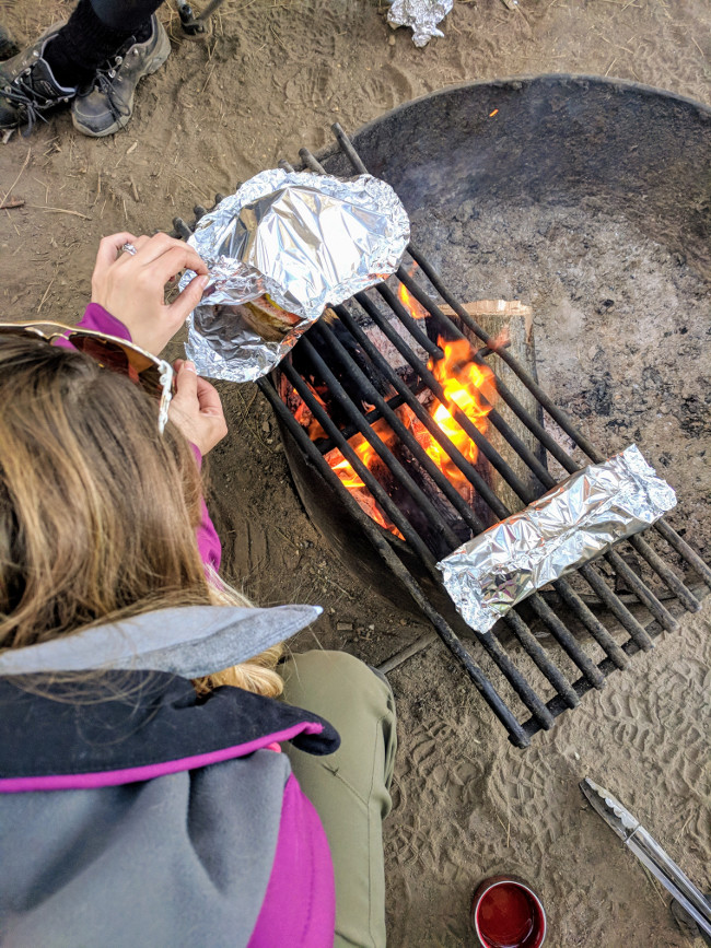 cooking campfire foil packets