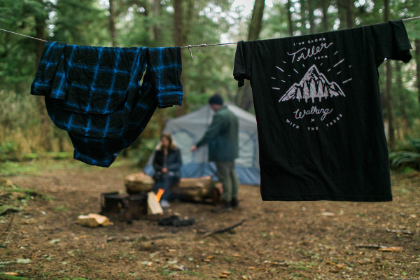 camp camping clothing laundry gear
