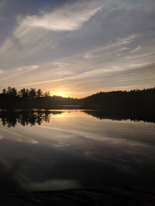 Sunset in Algonquin Park